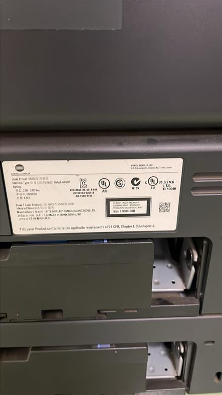 Konica Minolta bizhub 4700P Laser Printer - Image 2